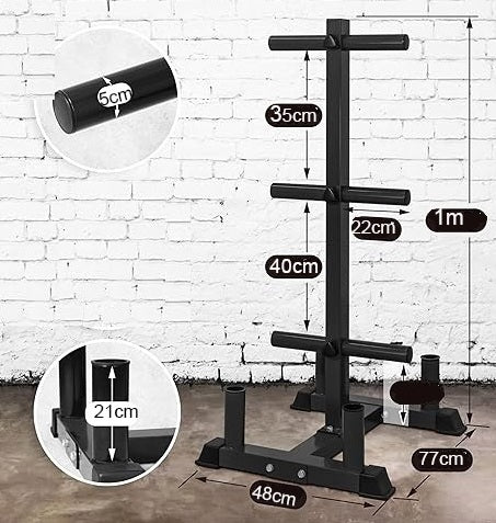WEIGHT PLATE and BAR HOLDER